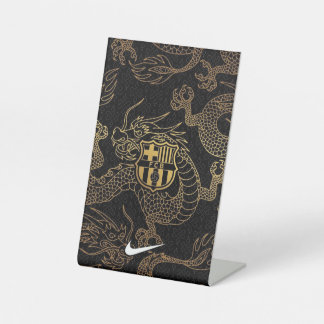 barça pedestal sign