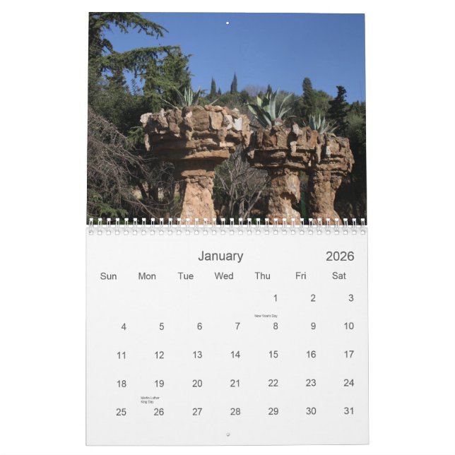 Barcelona 2016 calendar (Jan 2026)