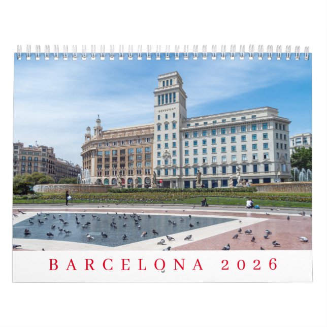 Barcelona 2026 calendar (Cover)