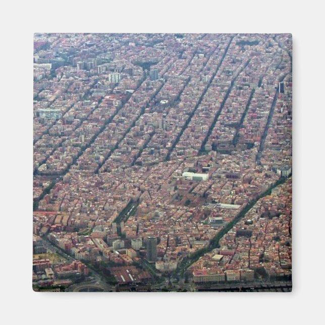Barcelona Aerial Magnet (Front)
