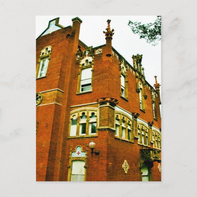 Barcelona architecture postcard (Front)