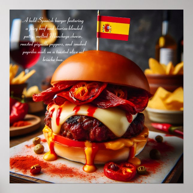 Barcelona Bites: Chorizo Champion Poster (Front)