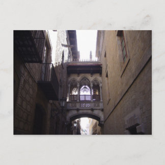 Barcelona Bridge Postcard