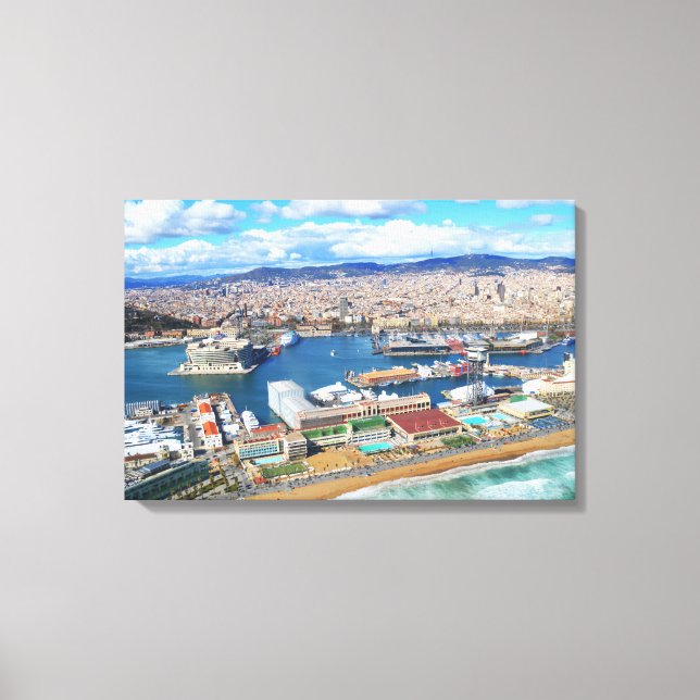 Barcelona Canvas Print (Front)