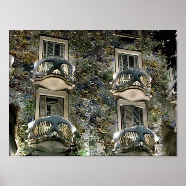 Barcelona. Casa Batllo. Poster (Front)