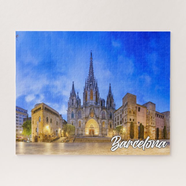 Barcelona Cathedral, Barcelona, Spain Jigsaw Puzzle (Horizontal)