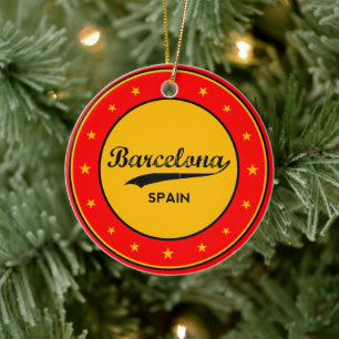 Barcelona Ceramic Tree Decoration