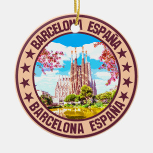 Barcelona                                          ceramic tree decoration