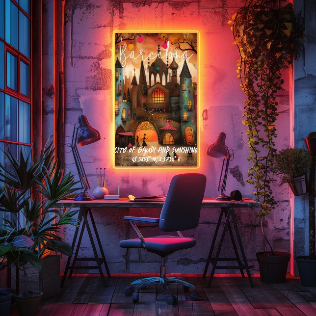 Barcelona: City of Gaudí and Sol. Poster (Creator Uploaded)