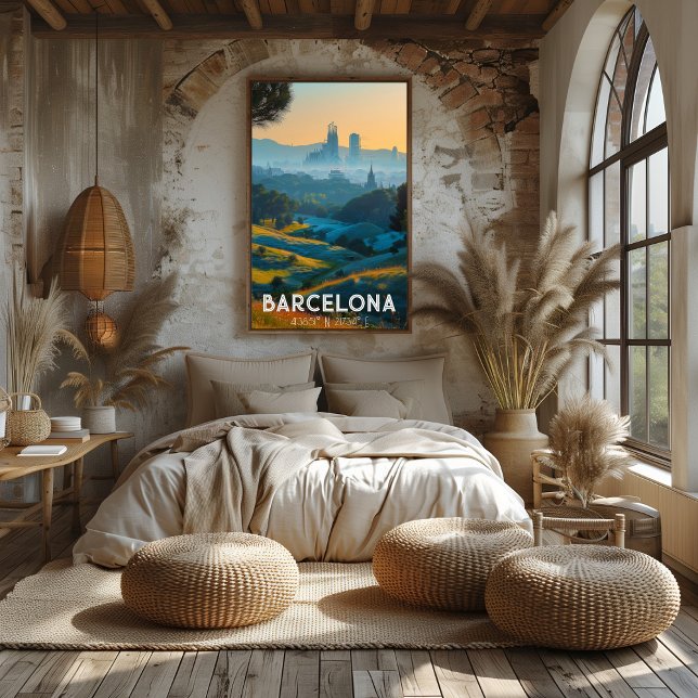 Barcelona: City of Gaudí Nature Architecture Poster (Creator Uploaded)