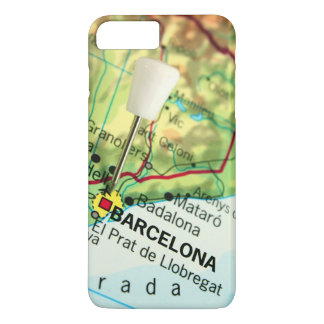 Barcelona City Pin Map Case-Mate iPhone Case