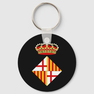 Barcelona Coat Of Arms Key Ring
