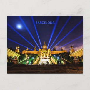 Barcelona custom postcard