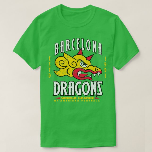 Barcelona Dragons T-Shirt (Design Front)