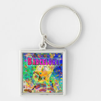 Barcelona Epoch Hour Keychain