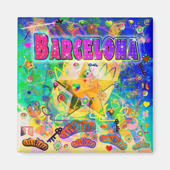 Barcelona Epoch Hour Magnet (Front)