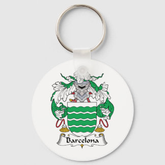 Barcelona Family Crest Key Ring