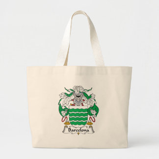 Barcelona Family Crest Large Tote Bag