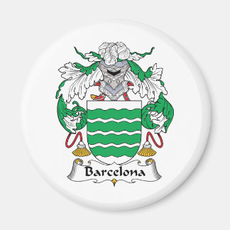 Barcelona Family Crest Magnet