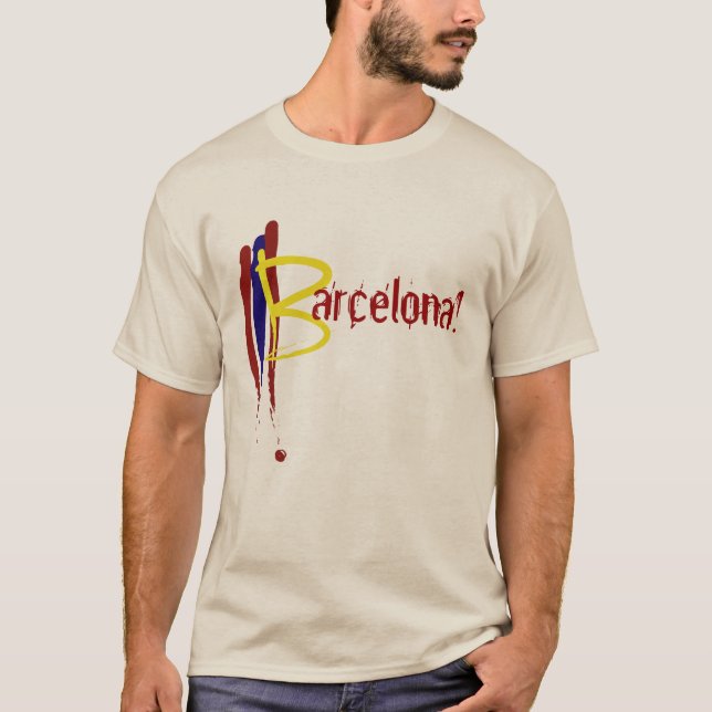 Barcelona football T-Shirt (Front)