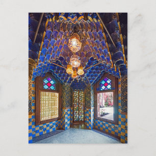 Barcelona. Gaudí. Casa Vicens. Interior. Ver. 6. Postcard