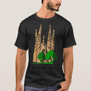 Barcelona Gaudi Logo T-Shirt