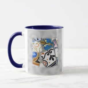 Barcelona Gaudi Mosaics Close Up Mug