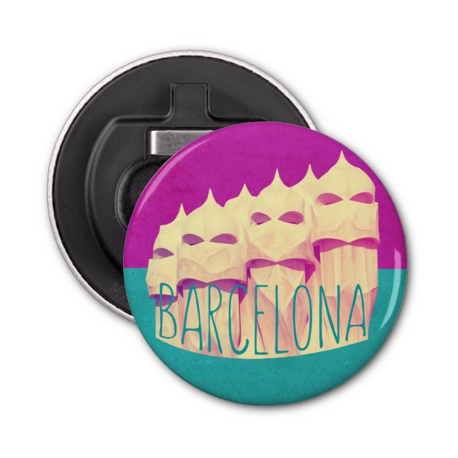 Barcelona Gaudi Paradise Bottle Opener (Front)