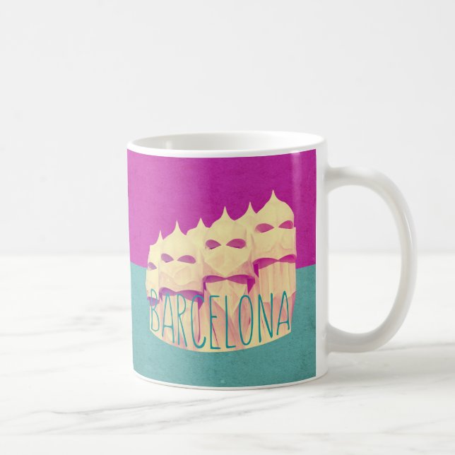 Barcelona Gaudi Paradise Coffee Mug (Right)