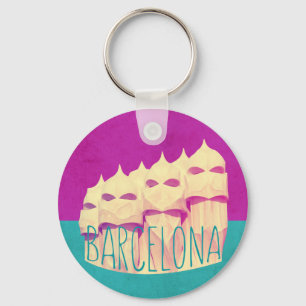 Barcelona Gaudi Paradise Key Ring