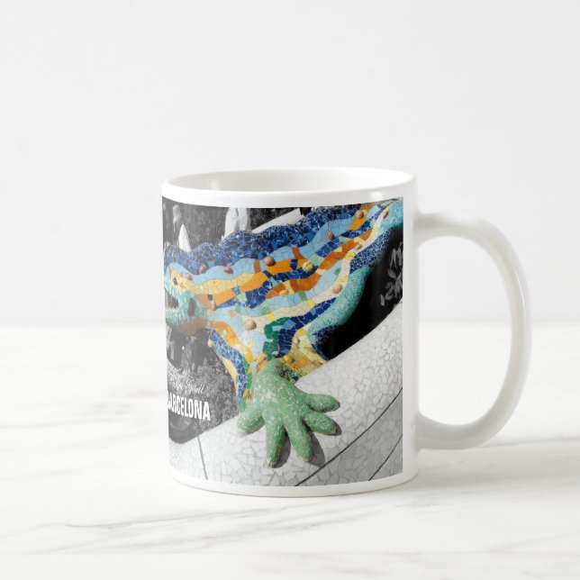 Barcelona Gaudi Park Guell Coffee Mug (Right)