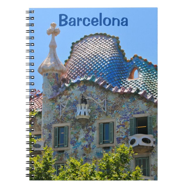 Barcelona: Gaudi's Casa Batllo Notebook (Front)