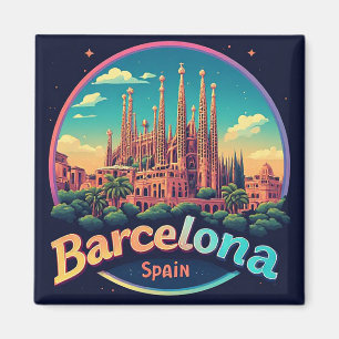 🧲 Barcelona Gothic Quarter Memory Spain 🏰 Magnet