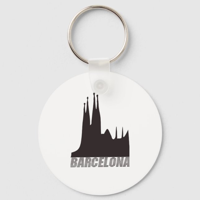 Barcelona Key Ring (Front)