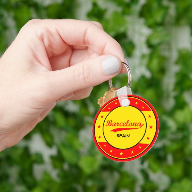 Barcelona Key Ring (Hand)
