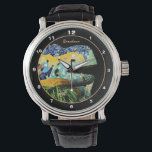 Barcelona Lizard & Park Guell, Catalonia / Gaudi  Watch<br><div class="desc">WATCH (fashion): Lizard Statue Fontana & Colour Magic of Park Guell in Barcelona. This mesmerising mosaic statue of water spiting lizard artwork by Gaudi is typical reminder of this wonderful Catalan city. Beautiful, memorable gift & souvenir from Catalonia to remind you of home, holidays, wedding anniversary and bring joy to...</div>