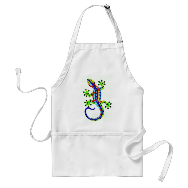 Barcelona lizard standard apron (Front)