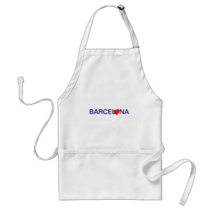Barcelona love standard apron