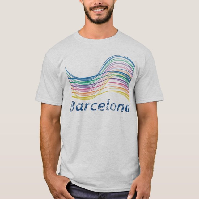 Barcelona Ondas T-Shirt (Front)
