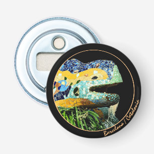 Barcelona Opener, Art, Park Guell, Spain, Lizard Bottle Opener
