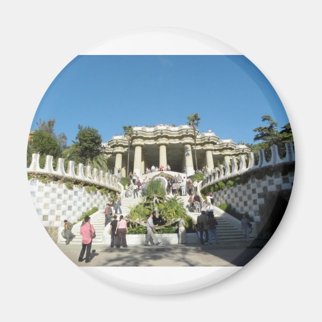 Barcelona--Parc--Guell--[kan.k] Magnet (Front)