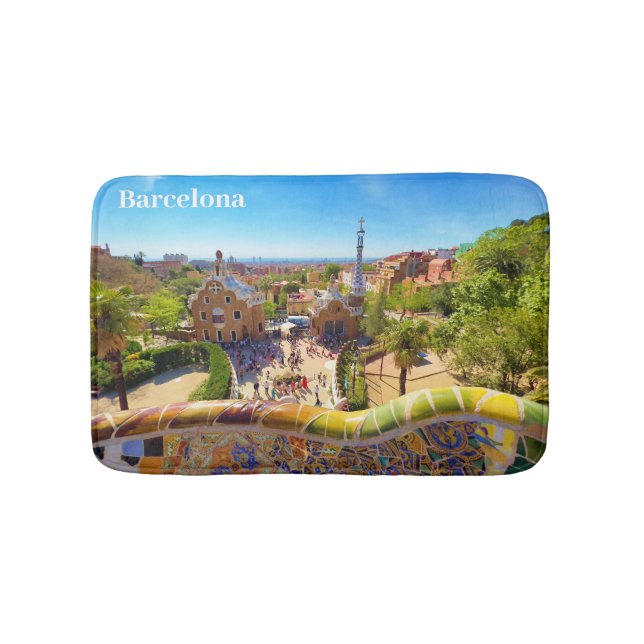Barcelona Park Guell Bath Mat (Front)
