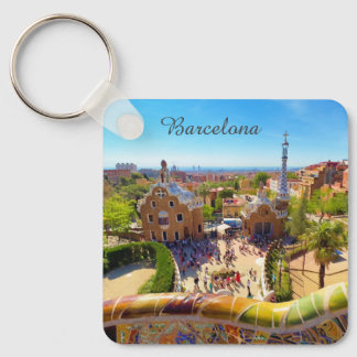 Barcelona, Park Guell Key Ring