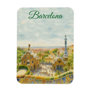 Barcelona Park Guell Magnet