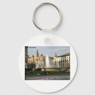 Barcelona--Plaza--Catalunya--[kan.k].JPG Key Ring