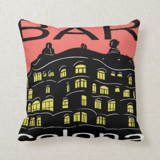Barcelona Polyester Throw Pillow 16" x 16"