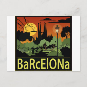 Barcelona Postcard