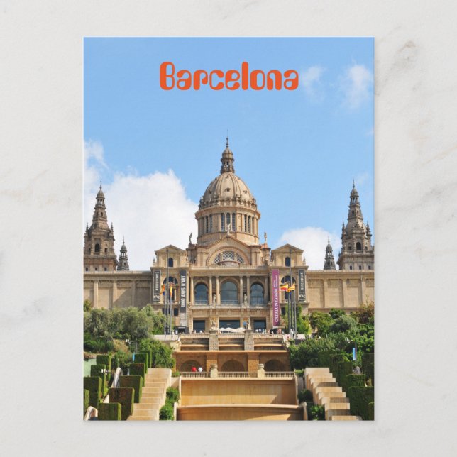 Barcelona Postcard (Front)