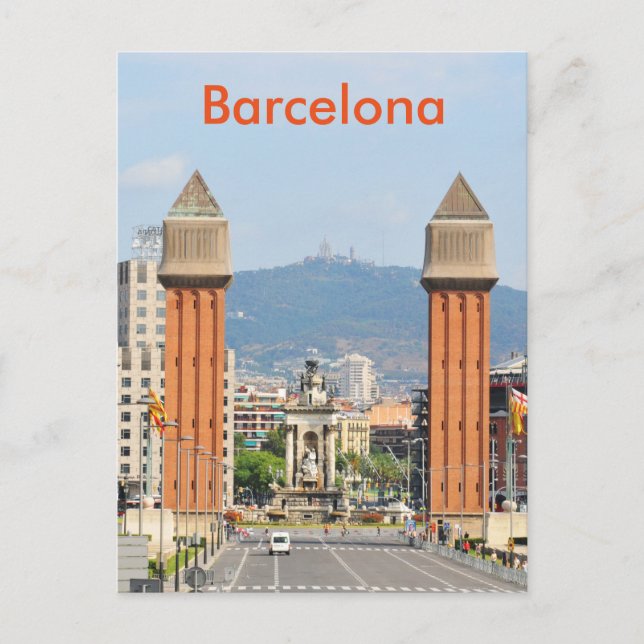 Barcelona Postcard (Front)