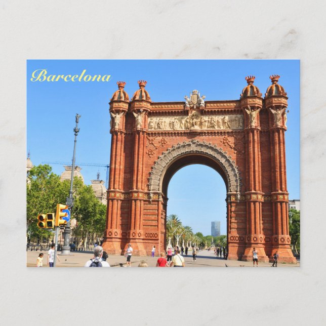 Barcelona Postcard (Front)